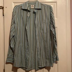 Mens 42 Lacoste long sleeve dress shirt